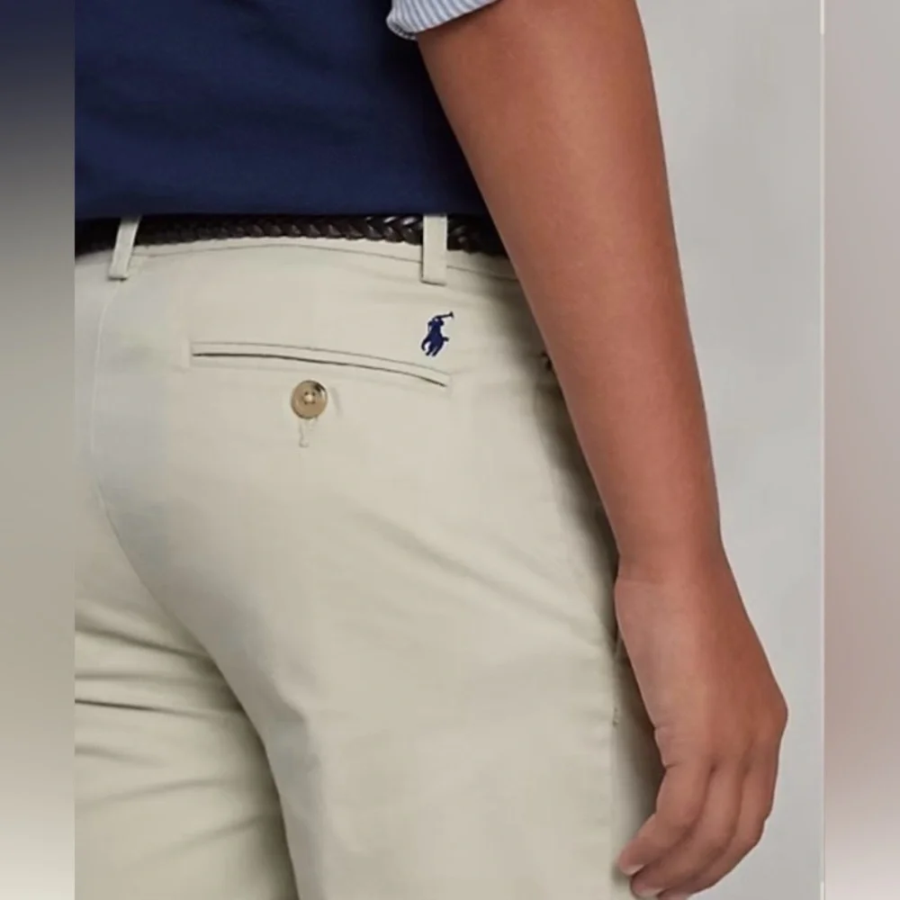 Polo‎ Ralph Lauren Boy’s Sz 14 Khaki Straight Fit Stretch Chino Short